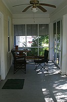 front porch (and yes, the fan works fine)