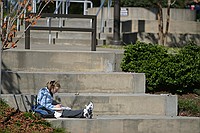 studying at the shaft