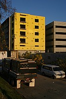 the new buildings on Howell Mill at 11th street (viewed from the back)