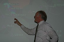 Bob Bruninga lecturing on APRS