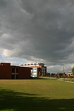 IC field looking to the north (with the IC and MRDC in the background)