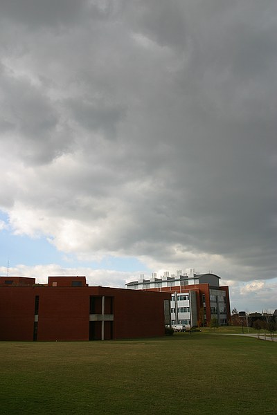IC field looking to the north (with the IC and MRDC in the background)