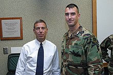 Col. Danny McKnight and T.J Pomian