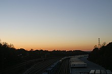 the sunset