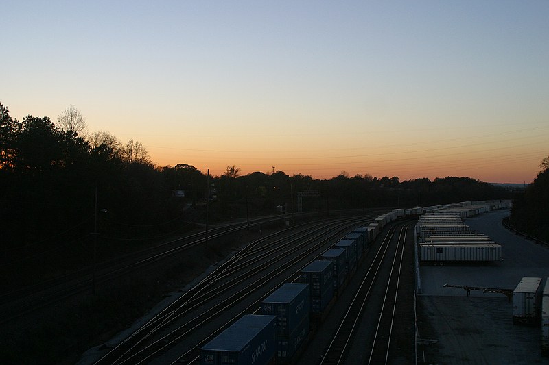 the sunset