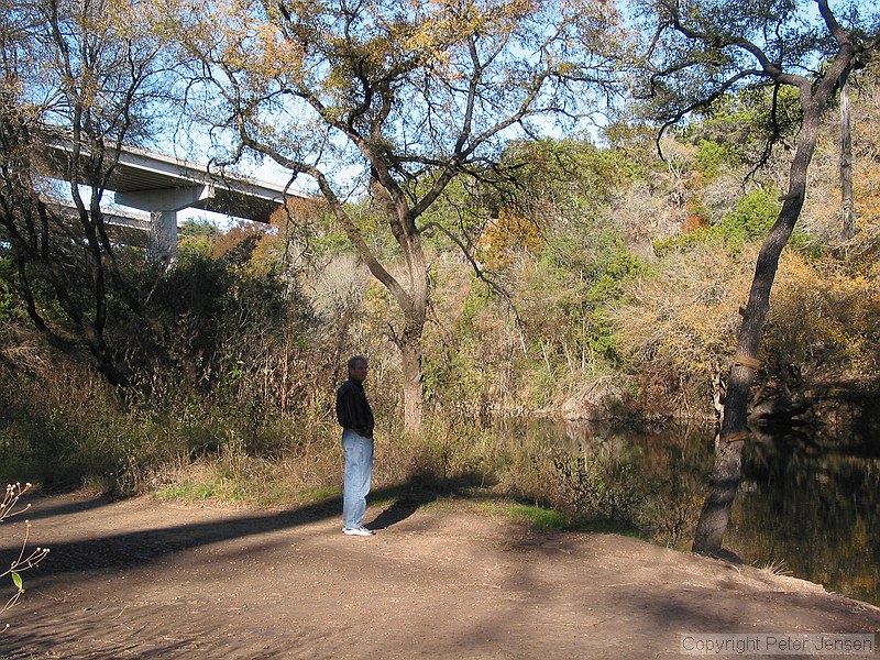 Paul by the mo-pac bridge and right next to the swimming hole with the good rope swings