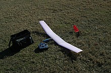 bad pictures of my Terminator HLG at the IC field before maiden flight