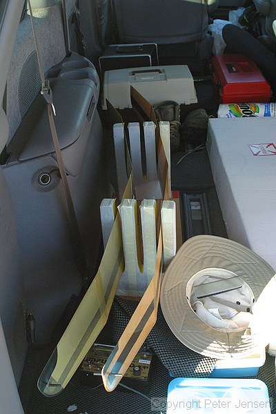 how Buddy carries his DLG wings in his van