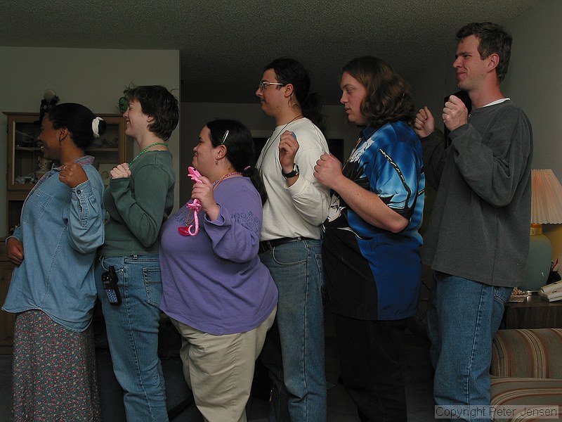 Stephanie, Lindsay, Sally, Peter, John, and Ross