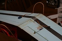 bottom of my Avenger 2 wing as I'm installing a servo on the right panel