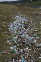 accumulated trash