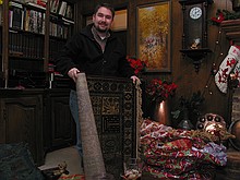 Michael and his new rug