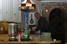 Dad in the kitchen