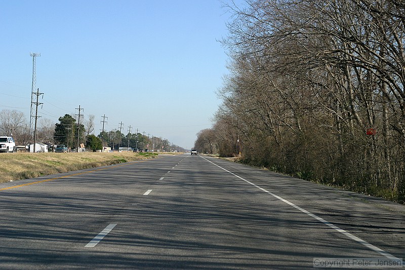 a typical view on 190 east through LA