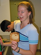 Jessica's random-but-amusing toaster that imprints on the bread