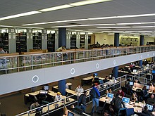 Tech's new modern library area