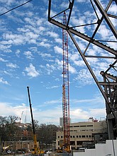 north stands construction at Bobby Dodd stadium