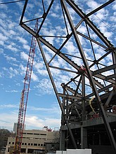 north stands construction at Bobby Dodd stadium