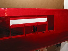close-up of a spoiler