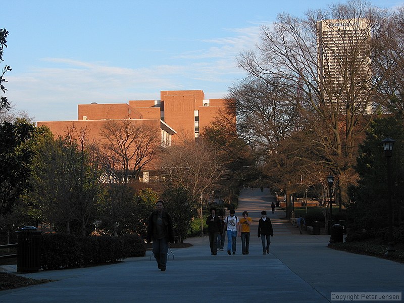 shot down the walkway