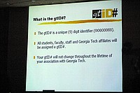 slides from Mr. Pete's GTID# presentation. See www.gtid.gatech.edu for updated info.