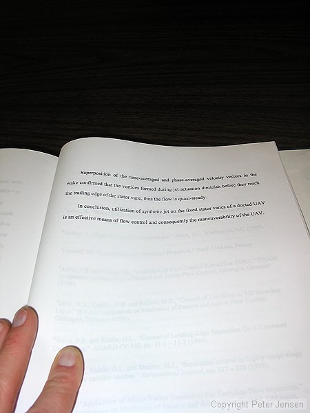 pages from "Flow Control Over A Micro Unmanned Aerial Vehicle Using Synthetic Jet Actuators" by Pearl Haiyan Fung (Masters Thesis)