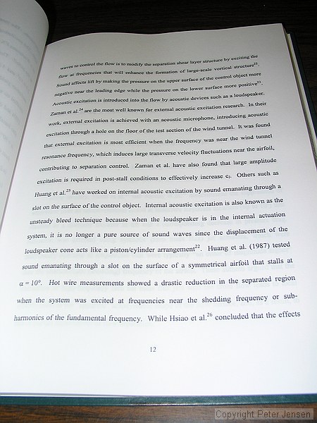 pages from "Flow Control Over A Micro Unmanned Aerial Vehicle Using Synthetic Jet Actuators" by Pearl Haiyan Fung (Masters Thesis)