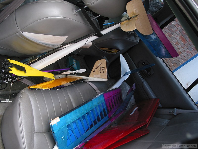 plane bits in my car