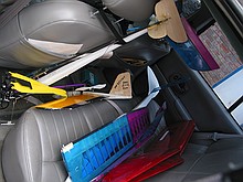 plane bits in my car
