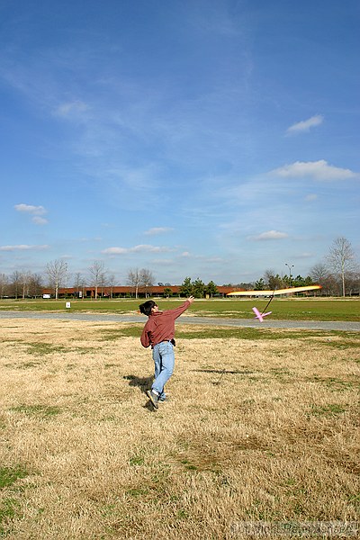 Spencer launching (check out that tail flex!)