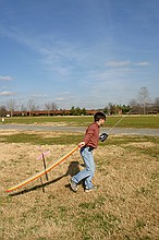 Spencer launching