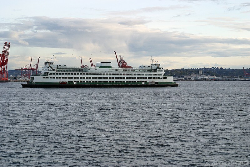 Ferry going in