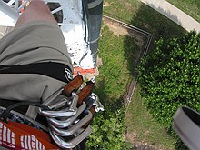 view down again (with lens cap!)