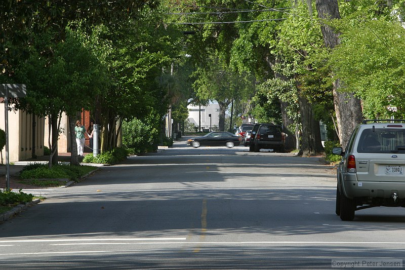 long view down the street