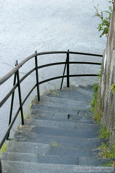 steep stairs