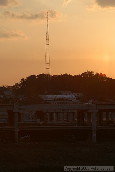 star94 backup tower (and other stuff), located off of Bishop Street