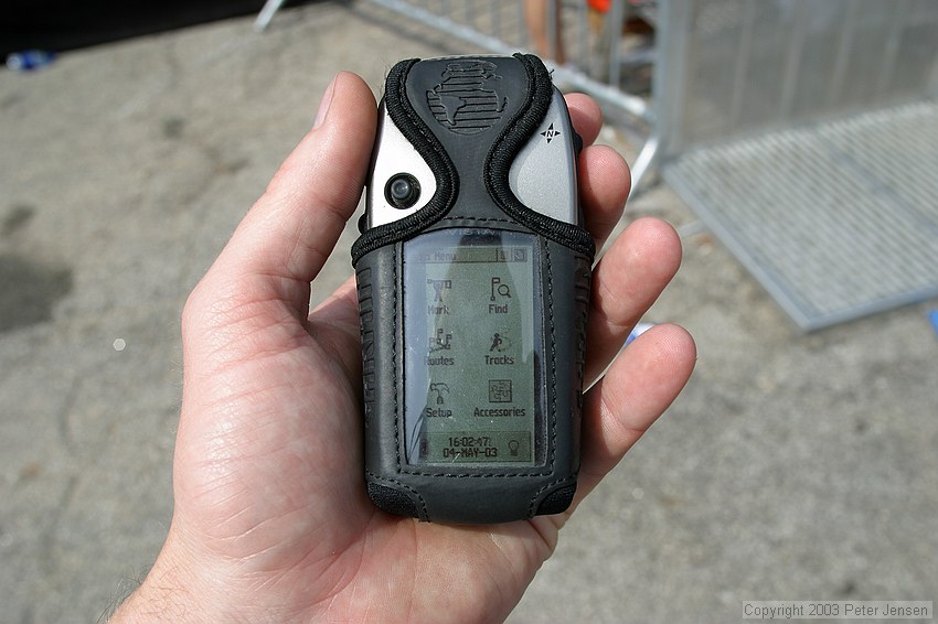 photo to ensure synchronization of GPS and camera times