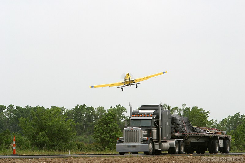 neat cropduster field that's got a runway parallel to I10 on the way in to Houston that there's always activity on