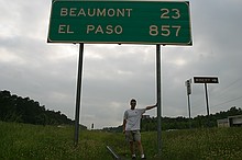 Beaumont 23\nEl Paso 857\n\nWelcome to Texas, you have a long ways to go.