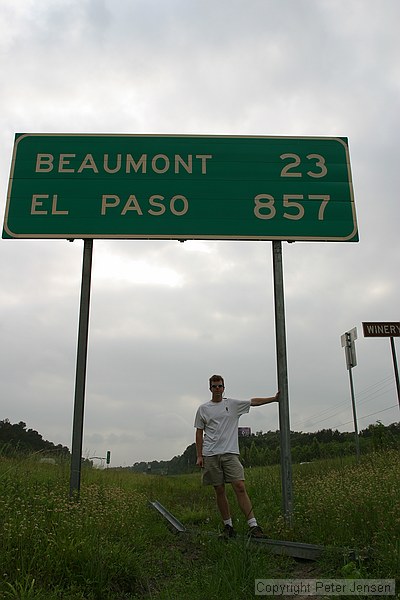 Beaumont 23\nEl Paso 857\n\nWelcome to Texas, you have a long ways to go.