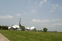 Houston earth station of some sort