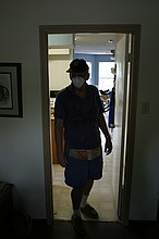 dad, protecting himself from the Missouri City SARS outbreak