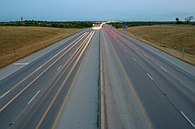 looking south from the 1327/IH-35 bridge