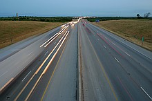 looking south from the 1327/IH-35 bridge