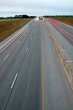 looking north from the 1327/IH-35 bridge