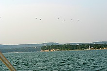 a flotilla of helicopters that came by; all seem to have those sensor pods on the top of the main shaft