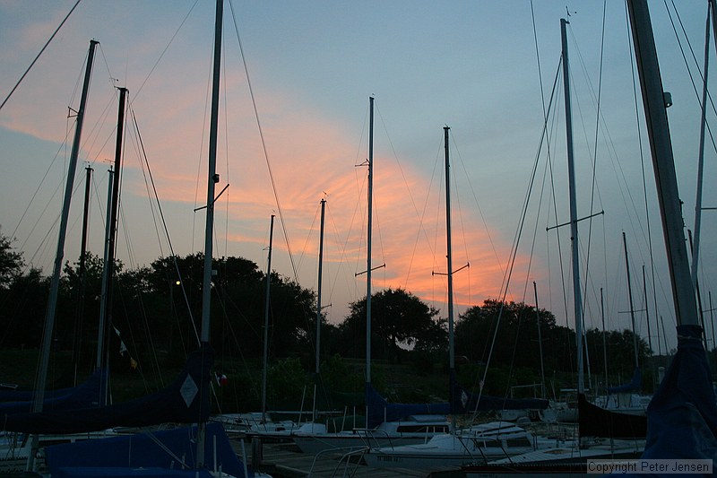 the sunset