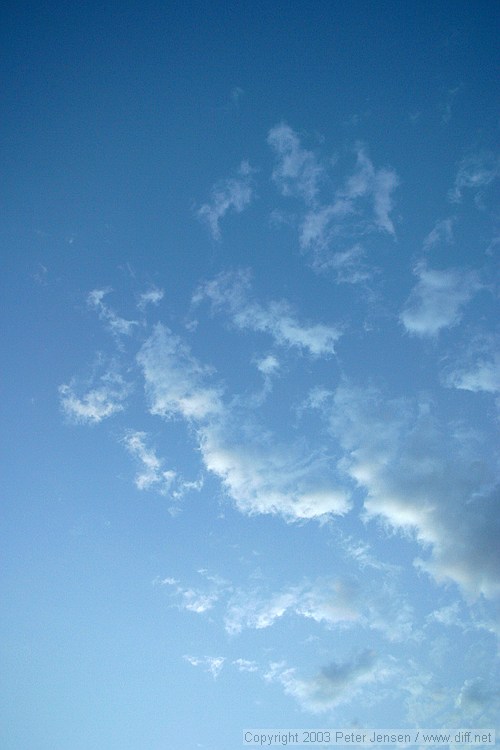 post-sunset clouds