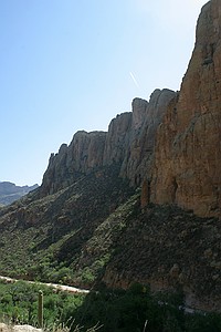 looking out over what we just drove up