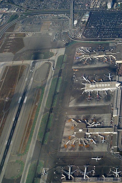 LAX from 4500' or so (special VFR corridor)